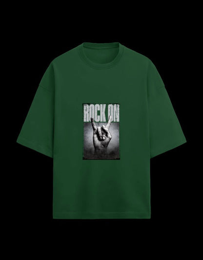 Zeroform Rock ON Oversized Cotton T-shirt - ZEROFORM