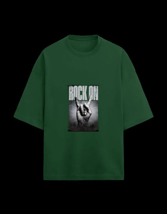 Zeroform Rock ON Oversized Cotton T-shirt - ZEROFORM