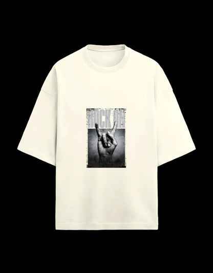 Zeroform Rock ON Oversized Cotton T-shirt - ZEROFORM