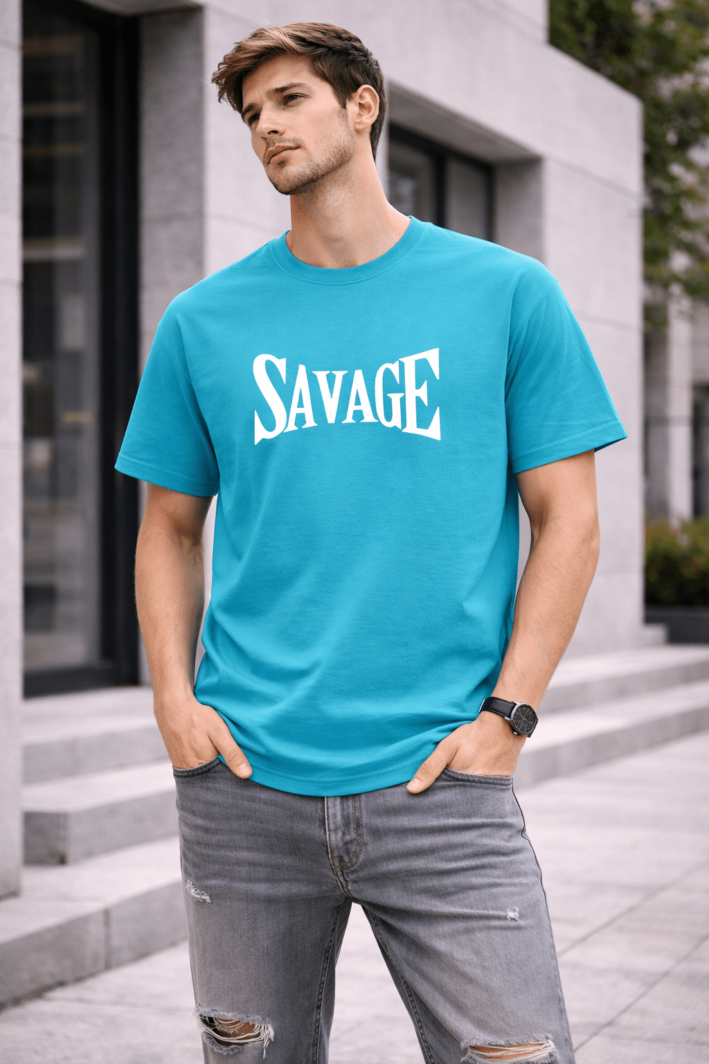 Zeroform Savage Regular Cotton T-Shirt - ZEROFORM