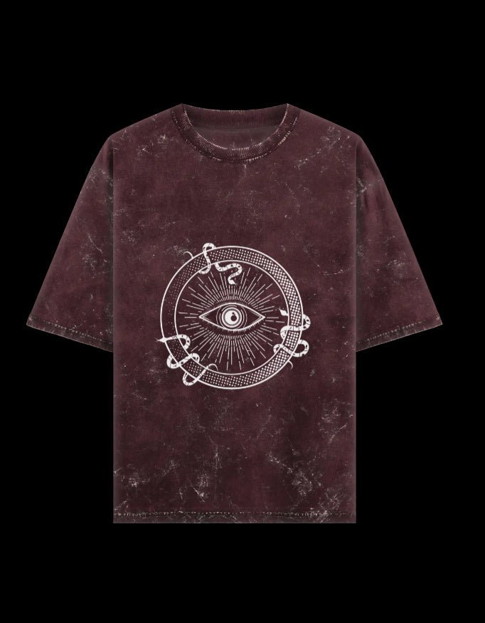 Zeroform Snake Eye Oversized Cotton T-shirt - ZEROFORM