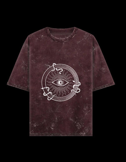 Zeroform Snake Eye Oversized Cotton T-shirt - ZEROFORM