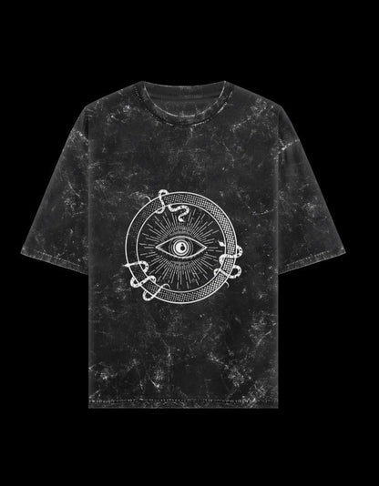 Zeroform Snake Eye Oversized Cotton T-shirt - ZEROFORM