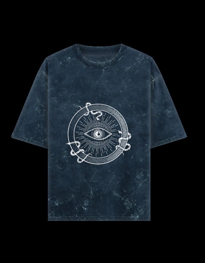 Zeroform Snake Eye Oversized Cotton T-shirt - ZEROFORM