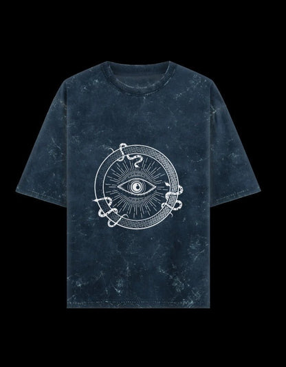 Zeroform Snake Eye Oversized Cotton T-shirt - ZEROFORM