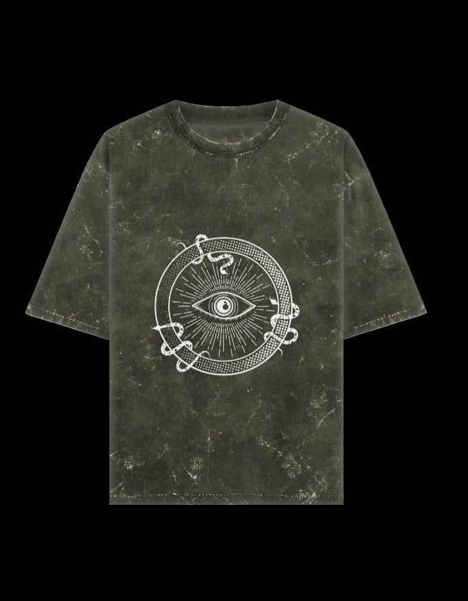 Zeroform Snake Eye Oversized Cotton T-shirt - ZEROFORM