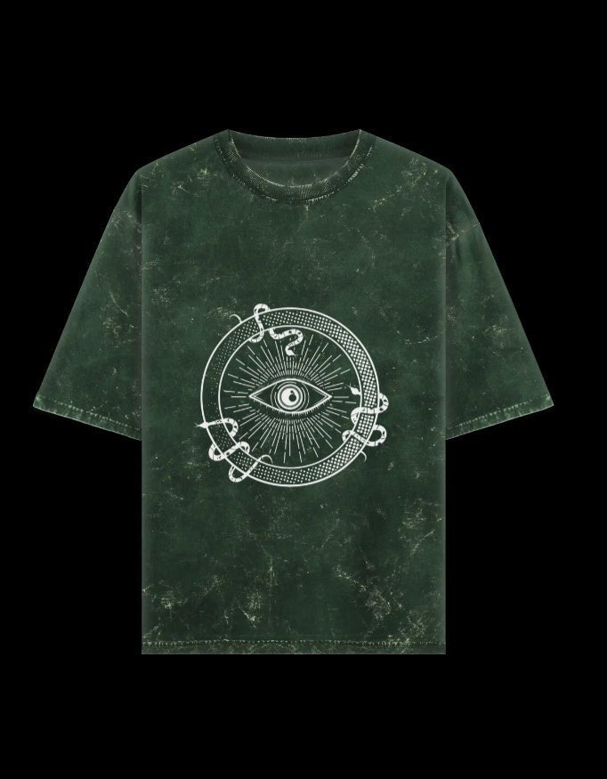 Zeroform Snake Eye Oversized Cotton T-shirt - ZEROFORM