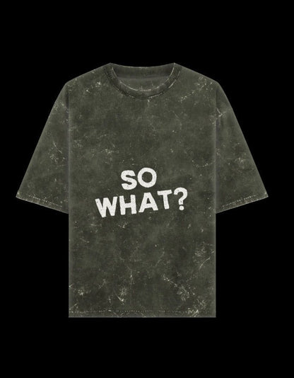 Zeroform So What? Oversized Cotton T-Shirt - ZEROFORM
