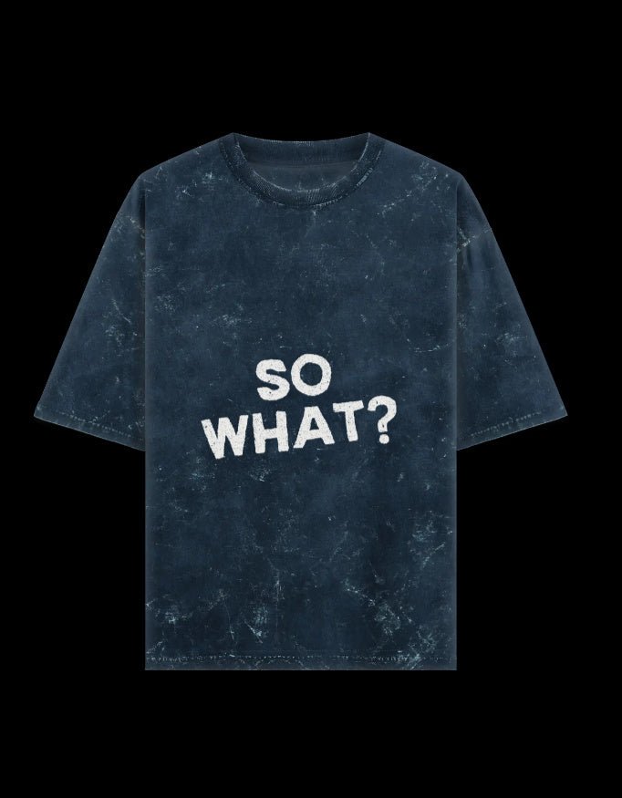Zeroform So What? Oversized Cotton T-Shirt - ZEROFORM