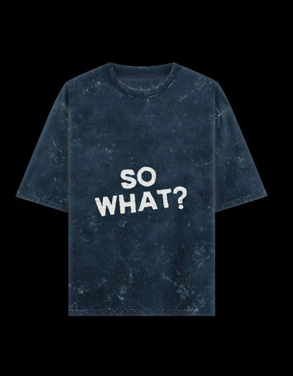 Zeroform So What? Oversized Cotton T-Shirt - ZEROFORM