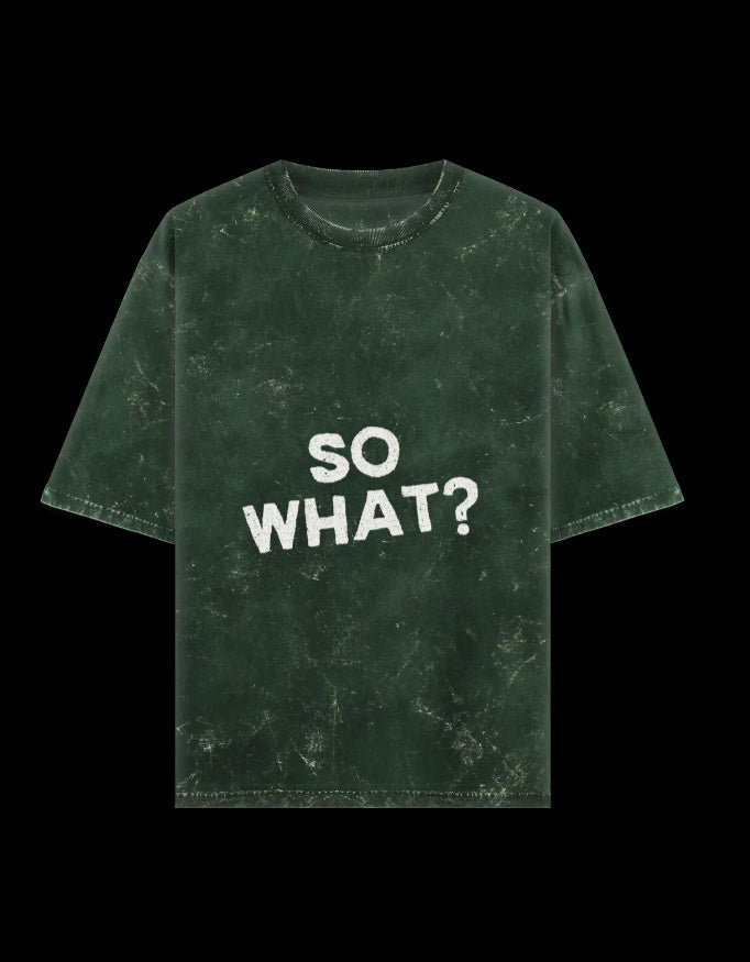 Zeroform So What? Oversized Cotton T-Shirt - ZEROFORM