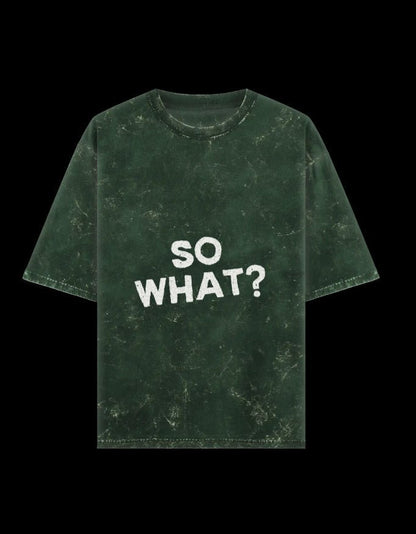 Zeroform So What? Oversized Cotton T-Shirt - ZEROFORM