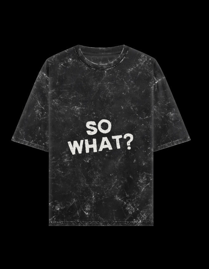 Zeroform So What? Oversized Cotton T-Shirt - ZEROFORM