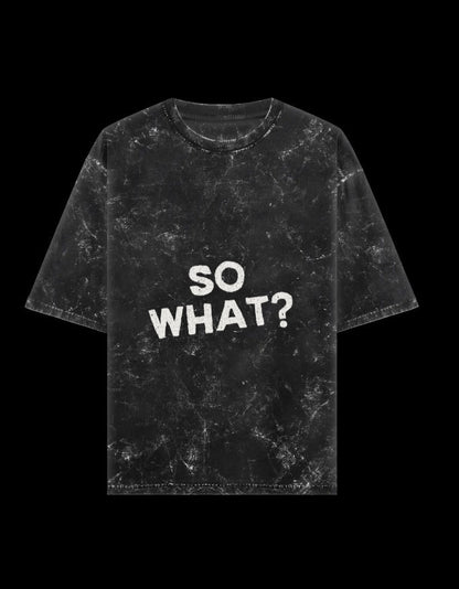 Zeroform So What? Oversized Cotton T-Shirt - ZEROFORM
