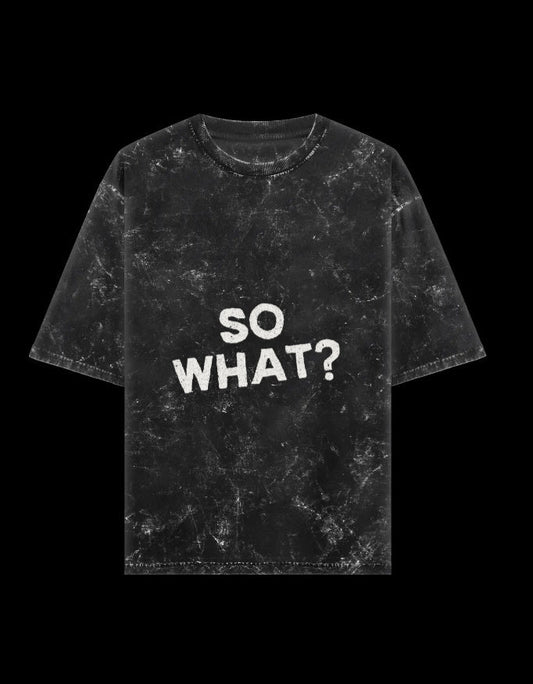 Zeroform So What? Oversized Cotton T-Shirt - ZEROFORM
