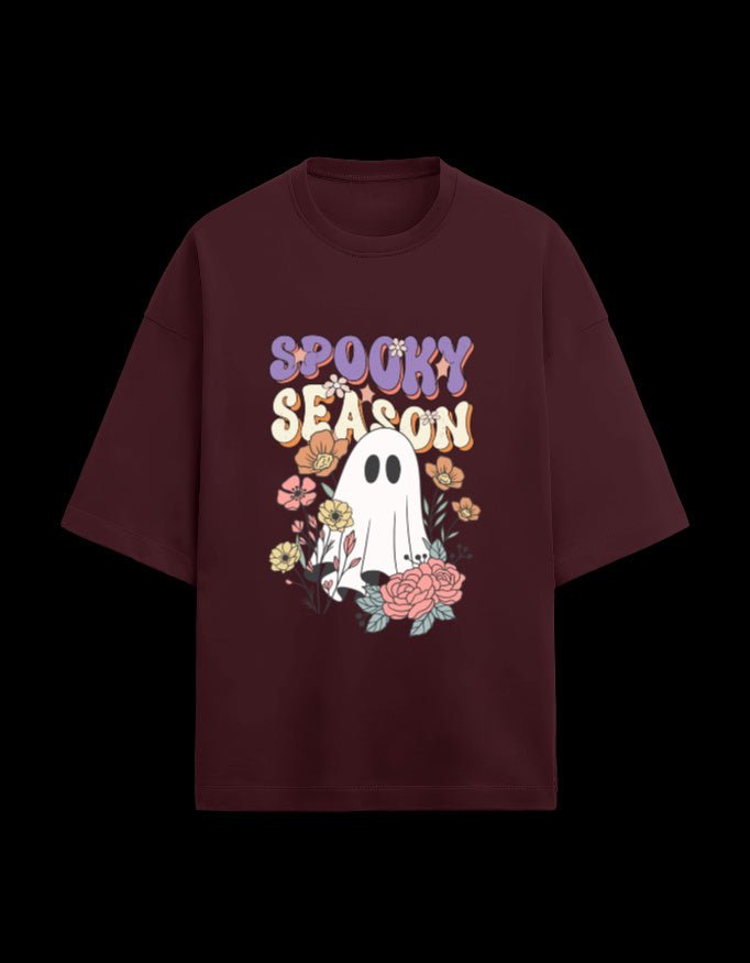 Zeroform Spooky Oversized Cotton Tee - ZEROFORM