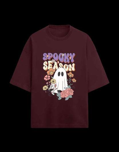 Zeroform Spooky Oversized Cotton Tee - ZEROFORM