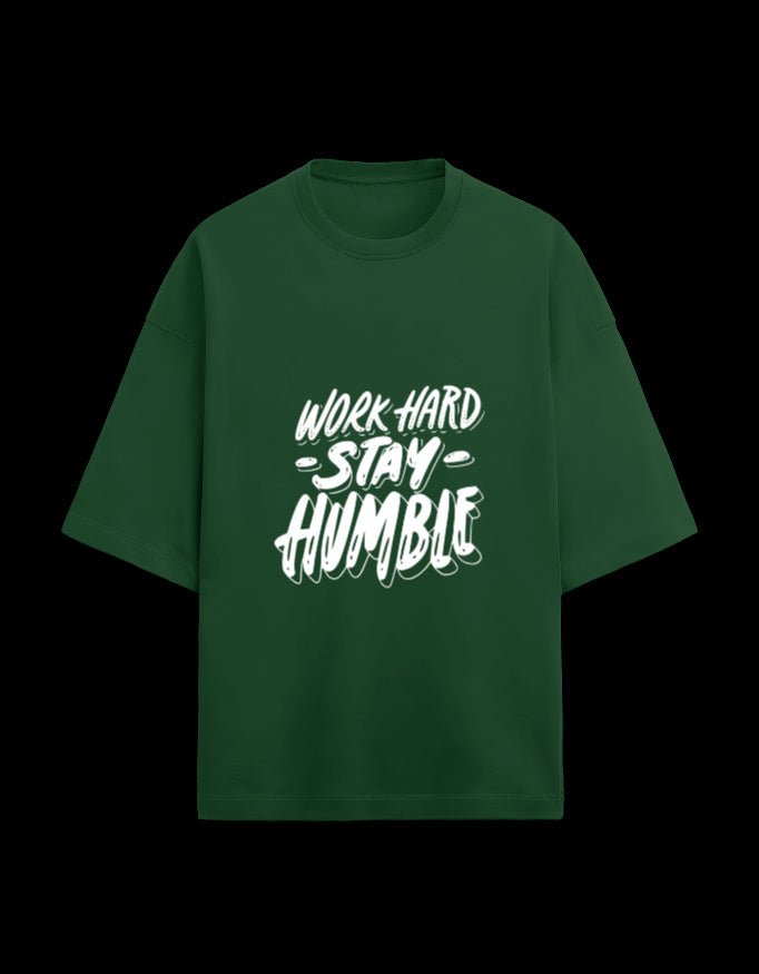 Zeroform Stay Humble Oversized Cotton T-shirt - ZEROFORM