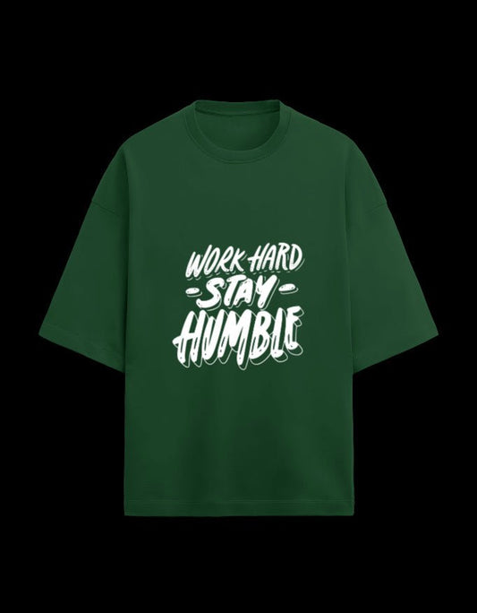 Zeroform Stay Humble Oversized Cotton T-shirt - ZEROFORM