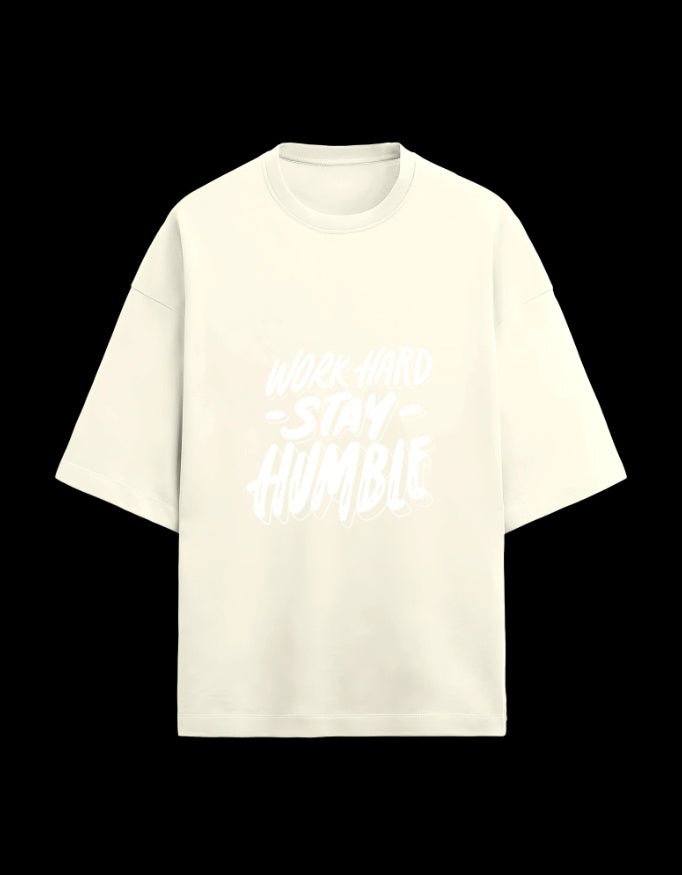 Zeroform Stay Humble Oversized Cotton T-shirt - ZEROFORM