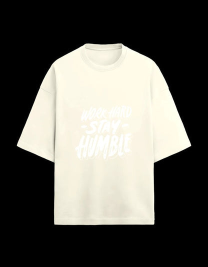 Zeroform Stay Humble Oversized Cotton T-shirt - ZEROFORM