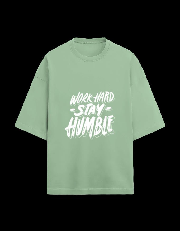 Zeroform Stay Humble Oversized Cotton T-shirt - ZEROFORM