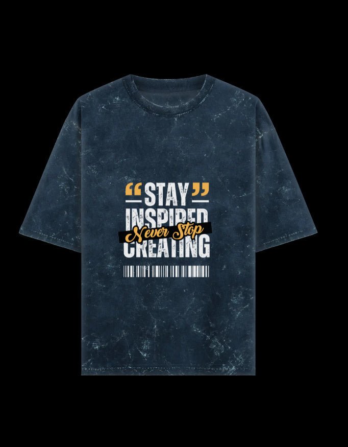 Zeroform Stay Inspired Oversized Cotton T-Shirt - ZEROFORM