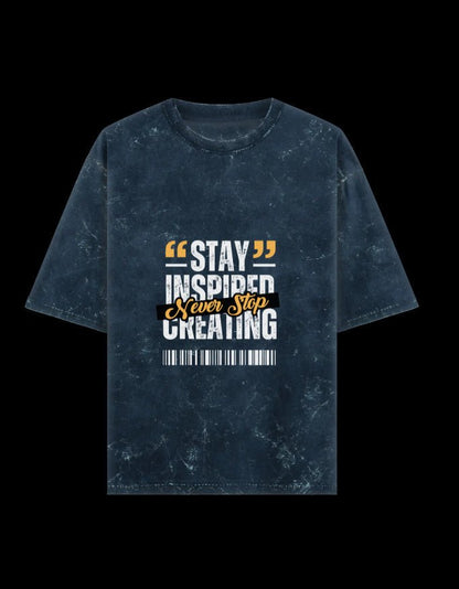 Zeroform Stay Inspired Oversized Cotton T-Shirt - ZEROFORM