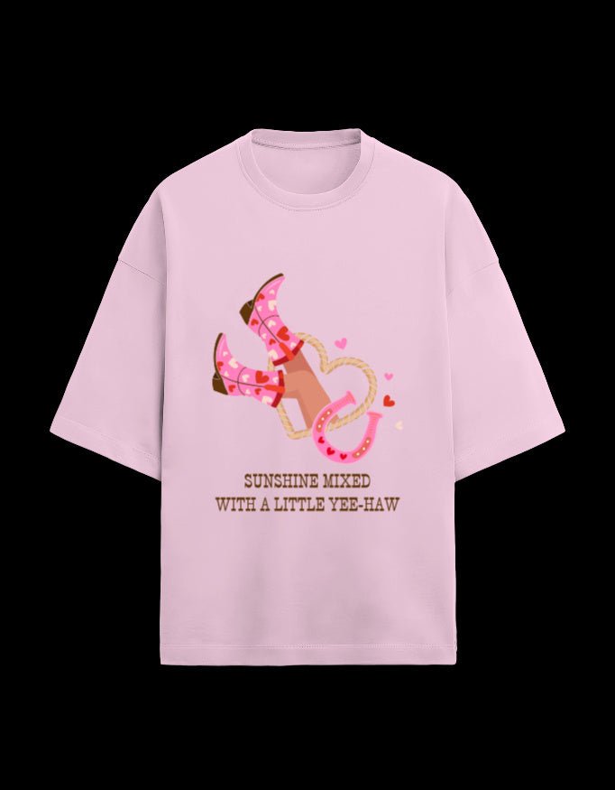 Zeroform Sunshine Oversized Cotton Tee - ZEROFORM