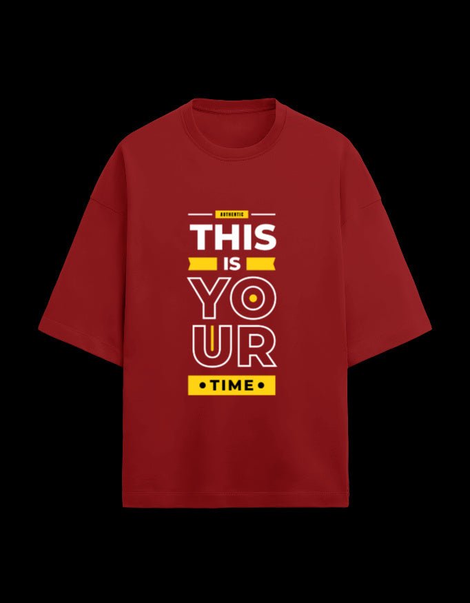 Zeroform Time Oversized Cotton T-shirt - ZEROFORM