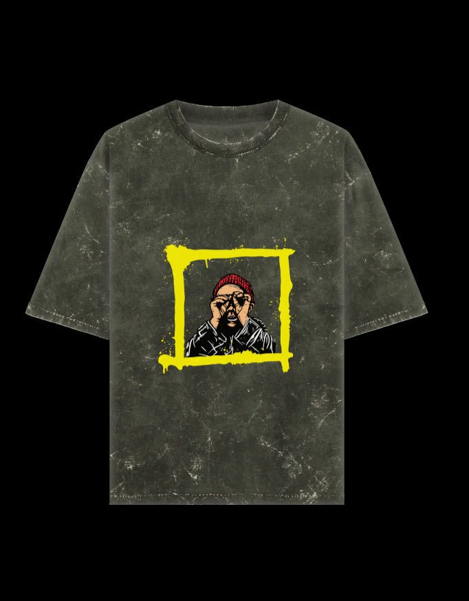 Zeroform Window Boy Oversized Cotton T-shirt - ZEROFORM